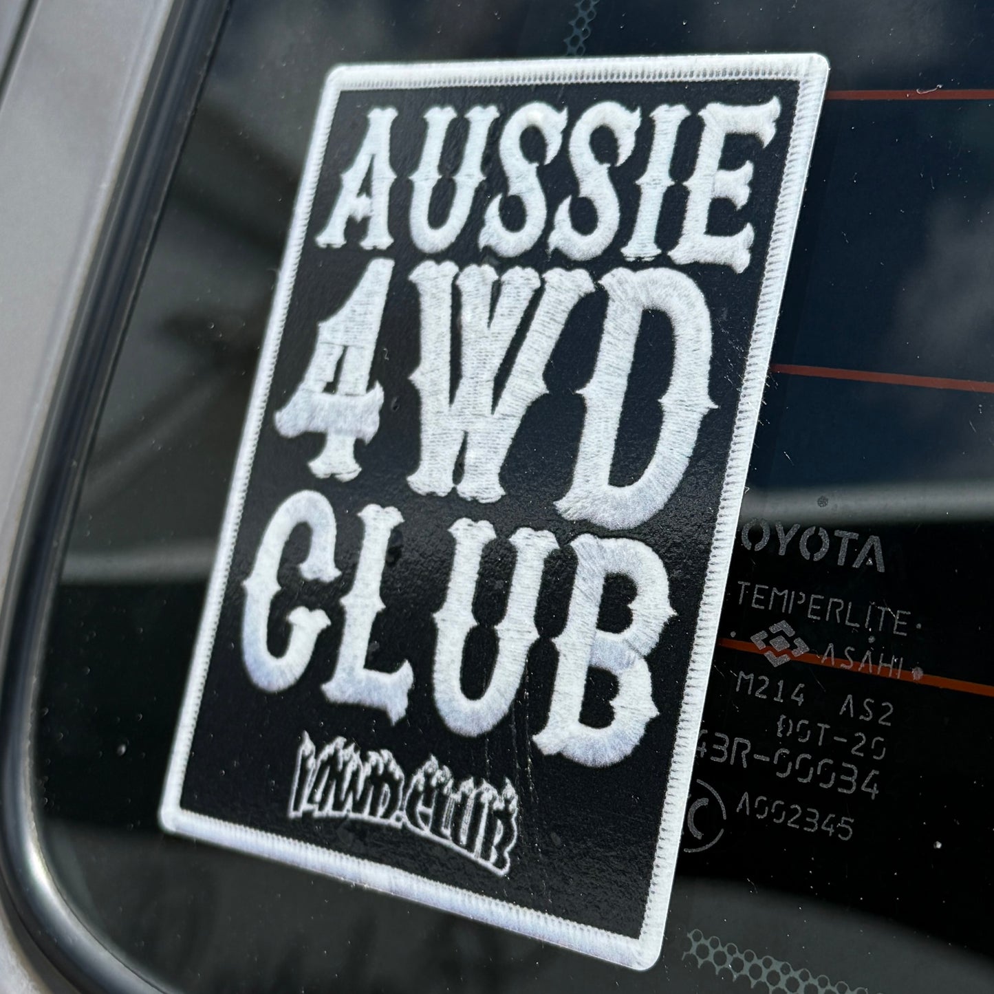 AUSSIE 4WD CLUB Patch Sticker