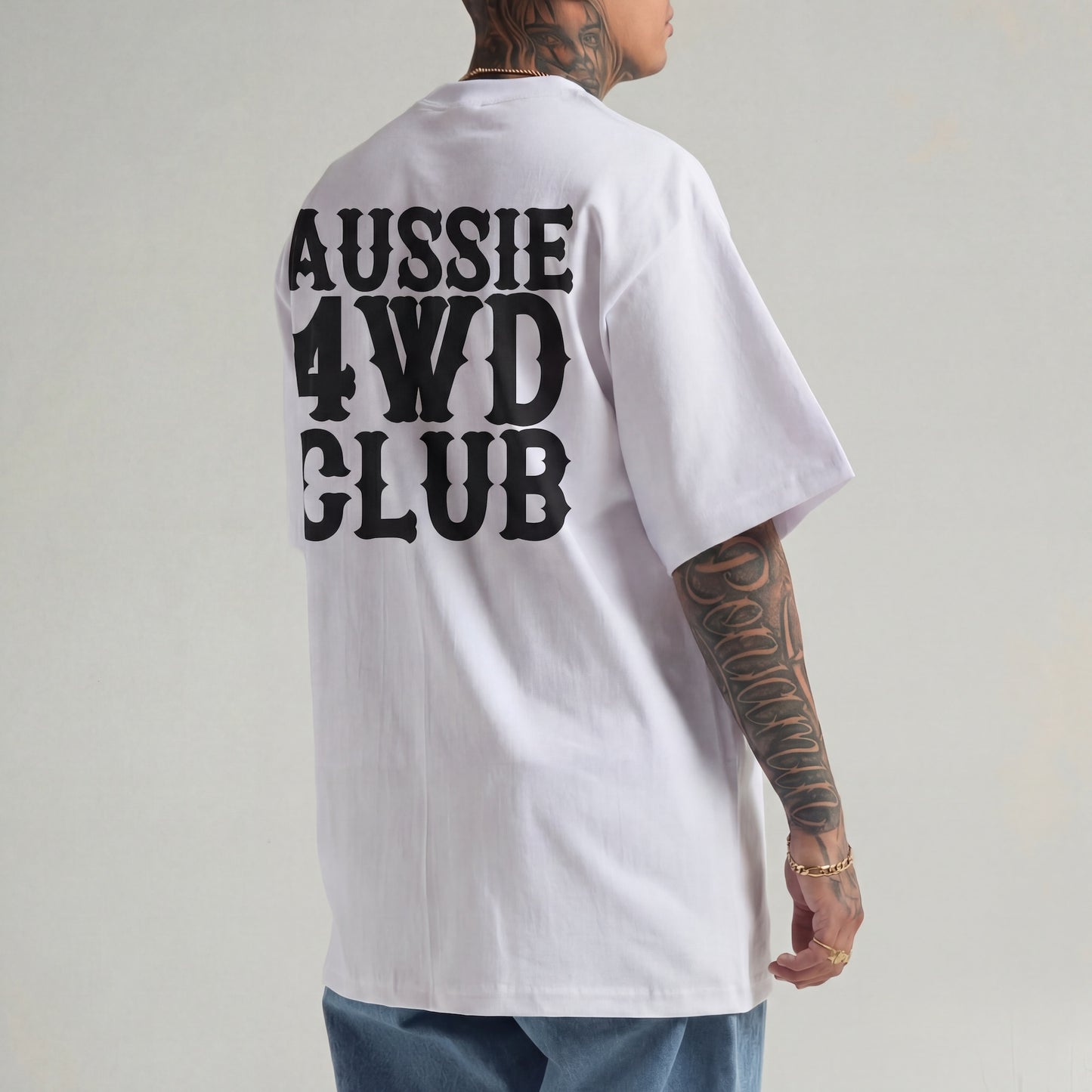 Heavyweight OS Aussie 4wd Club Tee