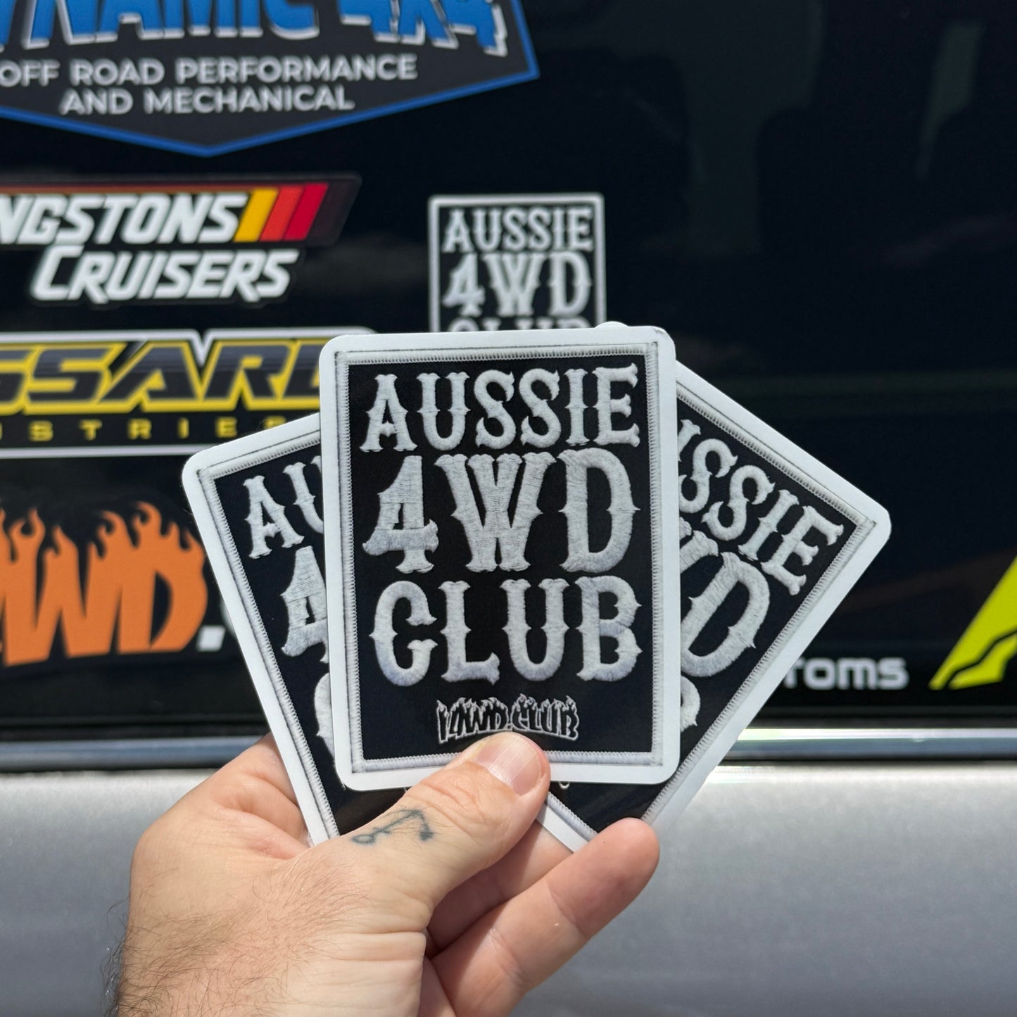 AUSSIE 4WD CLUB Patch Sticker