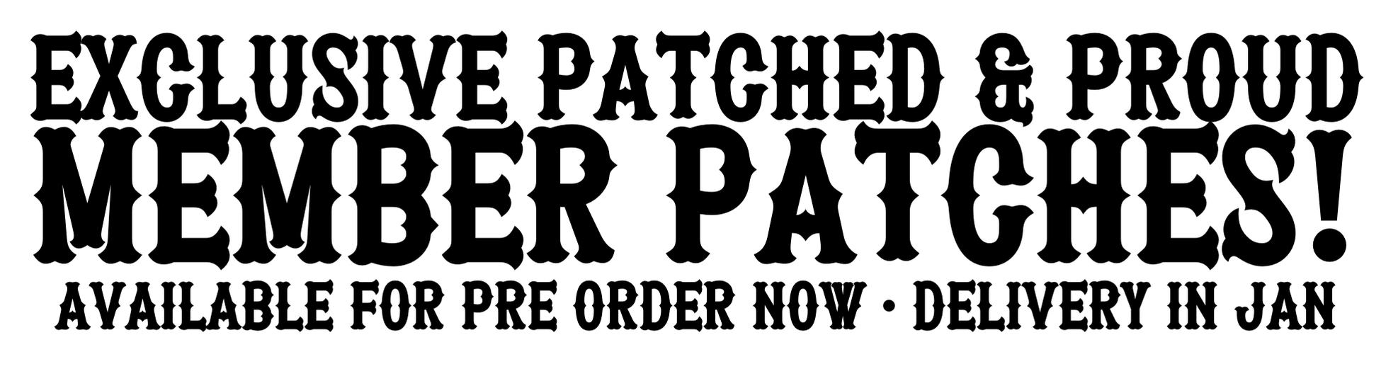 i4wd.club Patched & Proud Members Patch