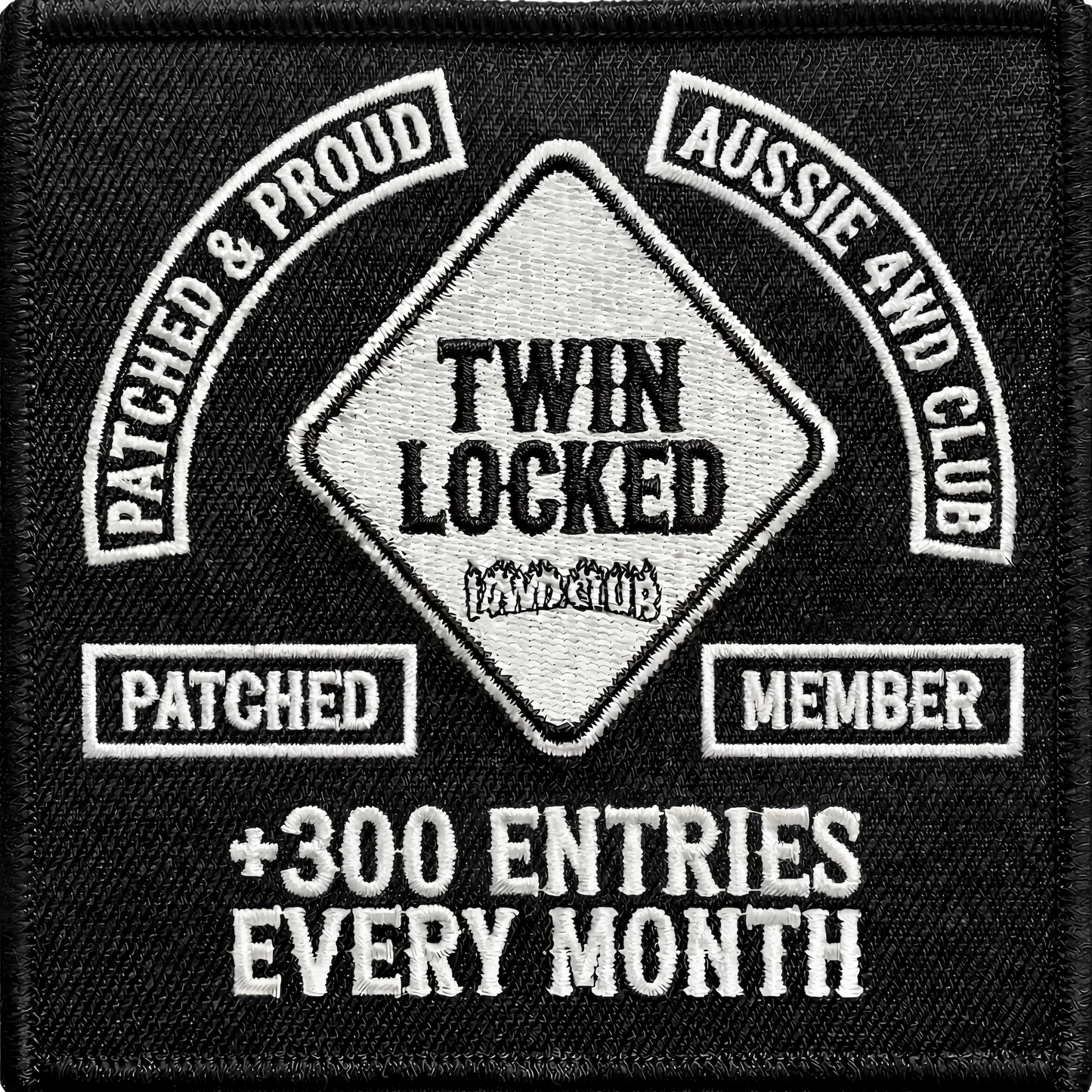 Patched Twin Locked Monthly Membership