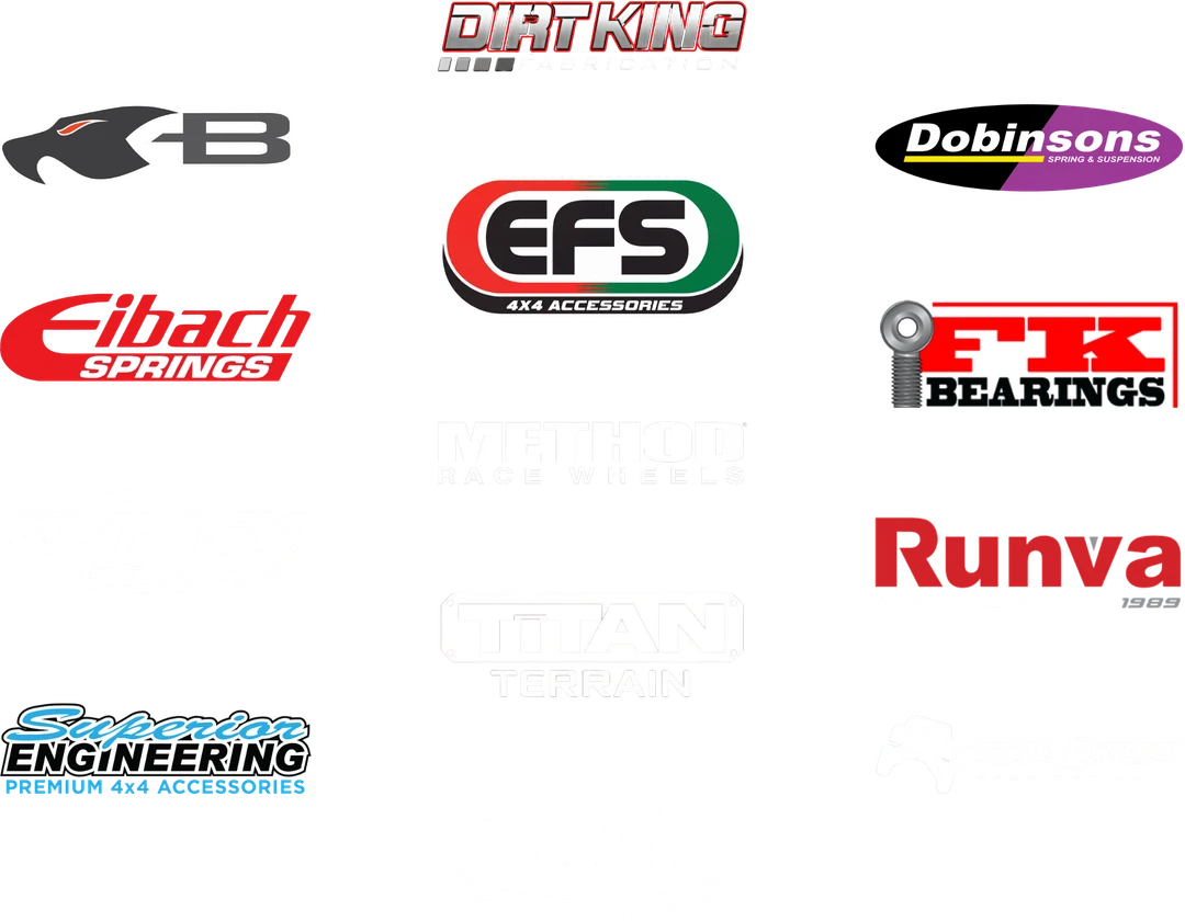 Brands available at Mike's Shock Shop